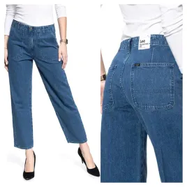 spodnie-damskie-lee-military-wide-leg-jeansowe-klasyczne-niebieskie-w28-l33