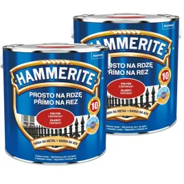hammerite-farba-do-metalu-5l-prosto-na-rdze-czerwony-polysk-zestaw-2x25l