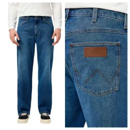 jeansy-meskie-wrangler-loose-straight-retro-blue-klasyczne-wygodne-w31-l32