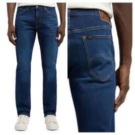 jeansy-meskie-lee-daren-zip-fly-niebieskie-bawelniane-regular-w31-l32