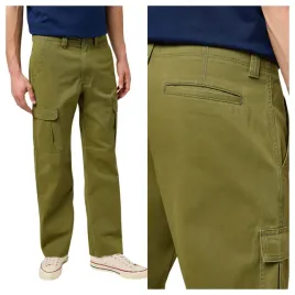 spodnie-meskie-wrangler-regular-cargo-materialowe-klasyczne-zielone-w36-l32