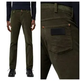 spodnie-sztruksowe-meskie-wrangler-greensboro-zielone-regular-fit-w38-l32