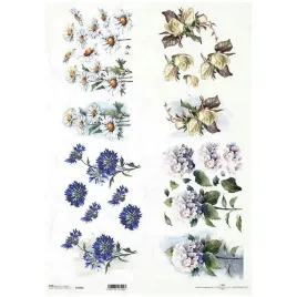 papier-ryzowy-do-decoupage-a3-itd-1090l-stokrotki-chabry-hortensje-roze