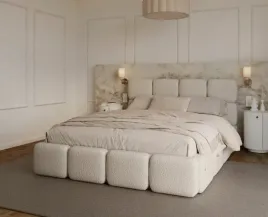 lozko-tapicerowane-delicato-boucle-160x200-cm-duzy-pojemnik-baranek