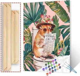 malowanie-po-numerach-obraz-z-rama-diy-chomik-w-toalecie-40x50cm-farby