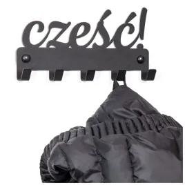 Zdjęcie produktu Wieszak na ubrania klucze metalowy loft CZEŚĆ