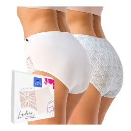 majtki-damskie-bawelniane-figi-z-wysokim-stanem-2pack-koronkowe-xl-key