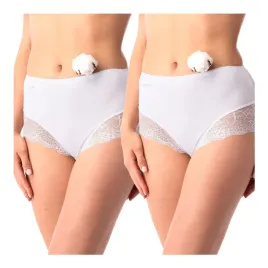 majtki-damskie-figi-z-wysokim-stanem-biale-wygodne-z-koronka-2-pack-key-l