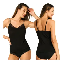 koszulka-damska-top-na-ramiaczkach-xl-podkoszulka-merino-z-koronka-key