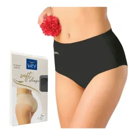 majtki-damskie-bezszwowe-z-wysokim-stanem-figi-czarne-key-lpf-012-xxl