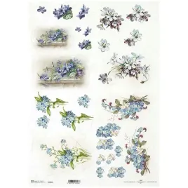 papier-ryzowy-do-decoupage-a3-itd-1036l-fiolki-sniedki-niezapominajki