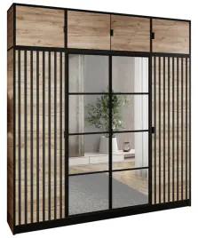 szafa-garderoba-lumi-207-4d-dab-2x-lustra-eden-wzor-3-uchwyt-cz-z-nadst
