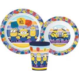 zestaw-obiadowy-talerz-miska-kubek-bez-bpa-minionki
