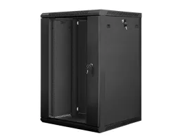 szafa-instalacyjna-wiszaca-19-18u-600x600mm-czarna-drzwi-szklane