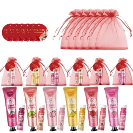 zestaw-prezentowy-owocowa-pomadka-do-ust-i-krem-do-rak-w-woreczku-for-you