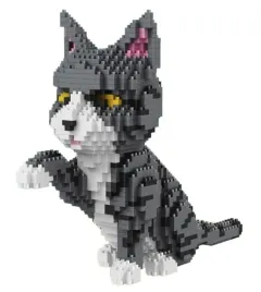 klocki-kreatywne-szary-kot-kotek-diy-model-3d-klocki-konstrukcyjne-zestaw