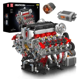 klocki-mould-king-10130-silnik-f488-3-9l-v8-twin-turbo-model-technic-box