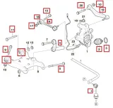wahacze-tuleje-sruby-tyl-zestaw-bmw-e60-e61febi-producent-czesci-febi-bilstein