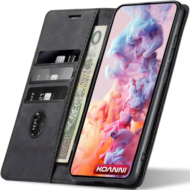 ETUI SKÓRZANE MAGNETYCZNE DO SAMSUNG A57 + 2x SZKŁO