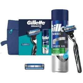 gillette-zestaw-prezentowy-mach-3-maszynka-2-nozyki-zel-200ml-w-kosmetyczce