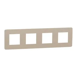 schneider-new-unica-unica-studio-color-ramka-poczworna-taupe-nu280826
