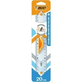 bic-double-ruler-20cm-linijka-blister-1sz