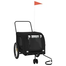 przyczepka-rowerowa-dla-zwierzat-xl-czarna-134x68x74-cm