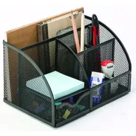 przybornik-na-biurko-q-connect-office-set-metalowy-z-miejscem-na-listy-czar