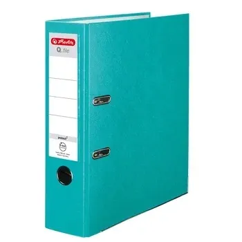 segregator-a4-8-cm-turkusowy-q-file-stan-nowy