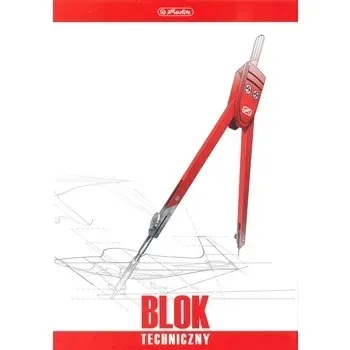 blok-techniczny-herlitz-a4-10-bialych-kartek-stan-nowy