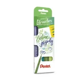 zestaw-4-pisakow-pedzelkow-ses15c-brush-signpen-zielone-jagody