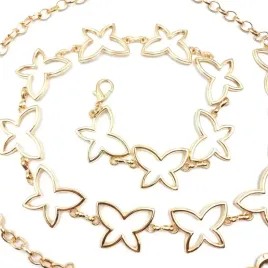 zloty-pasek-ozdobny-na-lancuszku-motyl-regulacja-bs001311-zloty