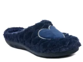 cieple-kapcie-damskie-pantofle-domowe-zakryte-inblu-ec-99-granatowe