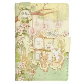 notes-pamietnik-na-magnes-magic-animal-w-pu-oprawie-b6-96k