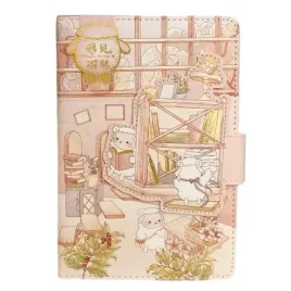 notes-pamietnik-na-magnes-magic-animal-w-pu-oprawie-b6-96k