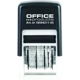 datownik-samotuszujacy-office-products-z-tuszem-iso-czarny