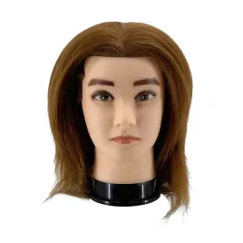 glowa-fryzjerska-treningowa-glowka-naturalne-ludzkie-wlosy-brazowa