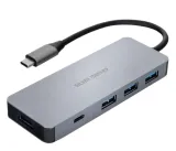 hub-stacja-silver-monkey-adapter-usb-c-hdmi-3xusb-usb-c-pd-100w-stan-nowy
