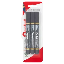 pentel-marker-permanentny-n860-czarny-3-sztuki
