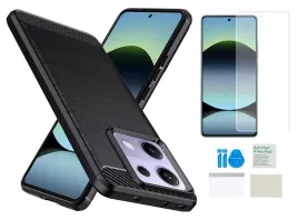 etui-karbon-do-xiaomi-redmi-note-14s-czarny-case-plecki-folia-ochronna