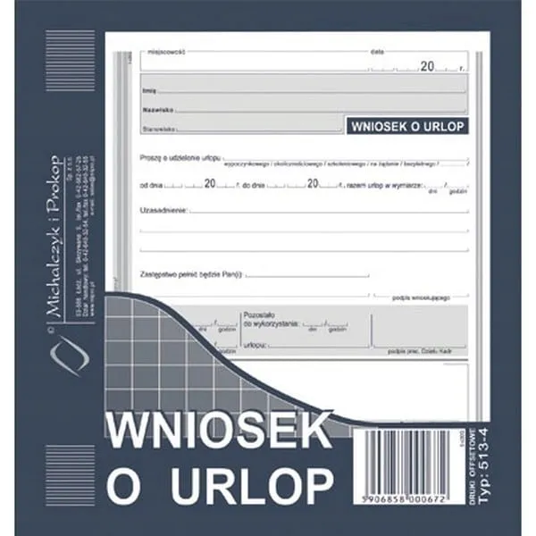 wniosek-o-urlop-513-4-kod-producenta-513-4