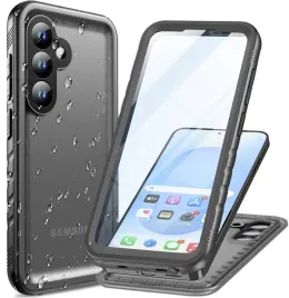 cozycase-etui-wodoodporne-360-do-samsung-galaxy-s24-s25-matowy-czarny