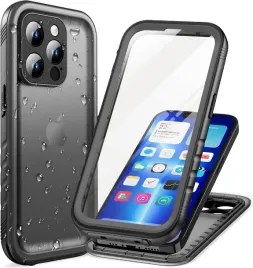 cozycase-etui-wodoodporne-360-do-iphone-13-pro-czarne-matowe-pyloszczelne