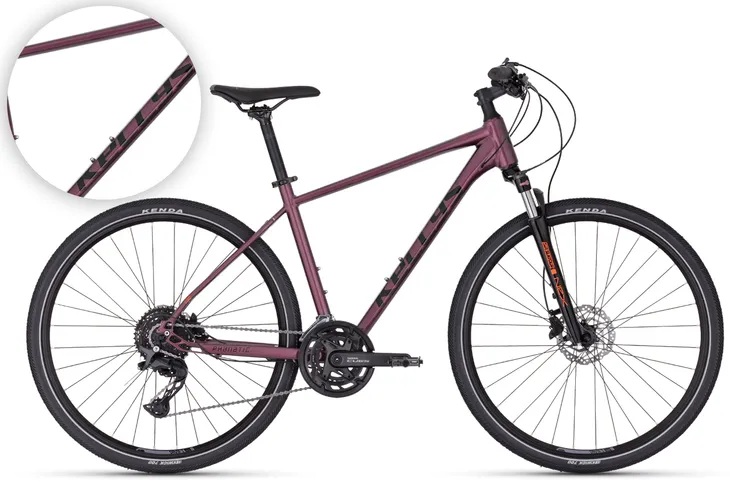 Rower crossowy 28" KELLYS PHANATIC 30 rama L 21" Dark Plum (Ciemny Fioletow