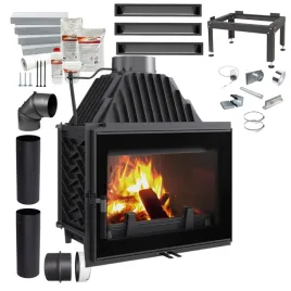 kominek-zeliwny-wklad-kominkowy-zosia-12-kw-kratki-plyty-rury-podstawa-eko