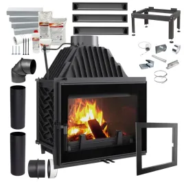 kominek-zeliwny-wklad-kominkowy-zosia-12-kw-kratki-plyty-rury-podstawa-rama