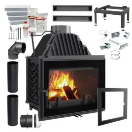 kominek-zeliwny-wklad-kominkowy-zosia-12-kw-kratki-plyty-rury-podstawa-rama