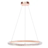 lampa-wiszaca-zyrandol-toolight-rozowe-zloto-krysztalowe-led-59cm-stan-nowy