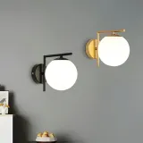 lampa-scienna-kinkiet-toolight-biala-kula-czarne-elementy-e27-dlugosc-wysokosc-17-cm