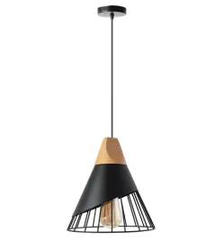 zyrandol-lampa-wiszaca-sufitowa-toolight-czarna-drewniana-e27